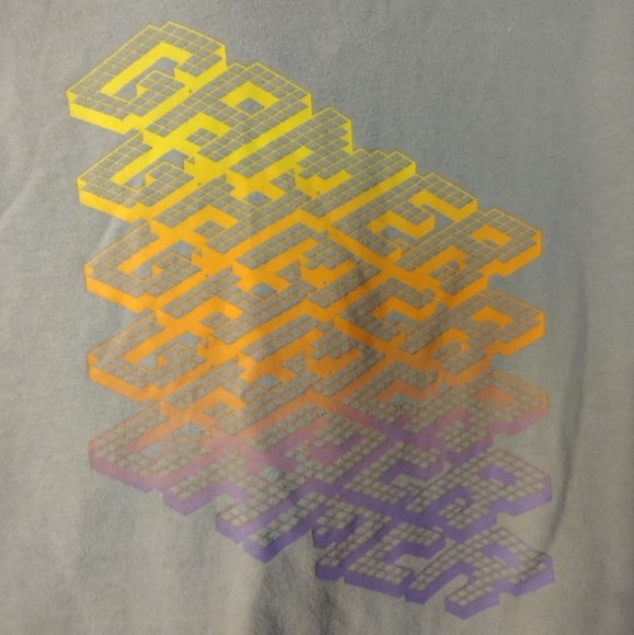 Great Used Condition H&M multicolored GAMER hoodie - unisex Sz 12/14 - Picture 3 of 4